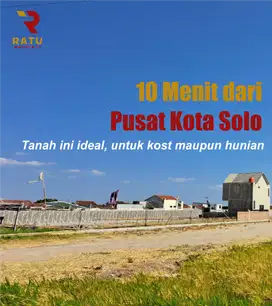 DIJUAL : Tanah Kavling Eksklusif Dekat Bandara Solo.