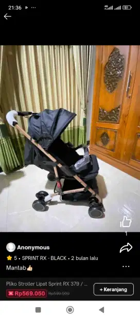 Stroller pliko sprint rx 379