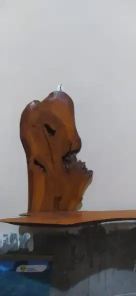 Hiasan dinding kayu jati