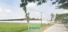 Tanah Prospektif LD 47 mtr, zona Industri Caruban MADIUN