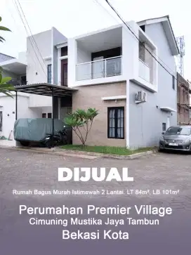 Rumah Murah Istimewah Bagus 2 Lantai Di Bekasi Kota
