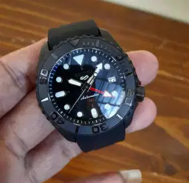 Seiko mod gmt black srpd nh34 movement