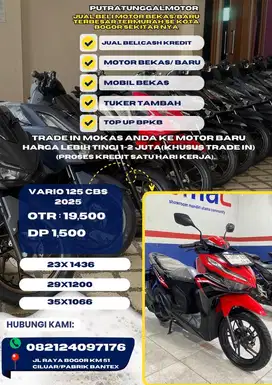 New Vario 125 cbs unit cakep