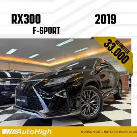 DP10% [Km33.000] RX300 F-Sport 2019 Black / RX 300 Reg 2018 #AUTOHIGH