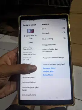 Tab Samsung A7 lite like new