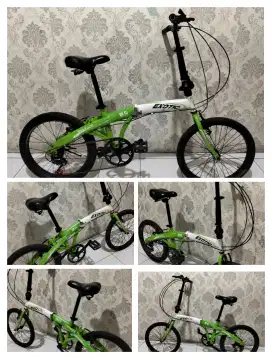 Sepeda lipat 6 speed ukuran 20 untuk umur 5 sampai 15 tahun