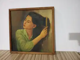 Lukisan Wanita bersolek karya S.Abdullah