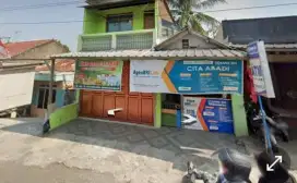 Jual rumah + 2 toko