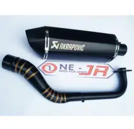 Knalpot akrapovic baru sekali pakai Yamaha lexi