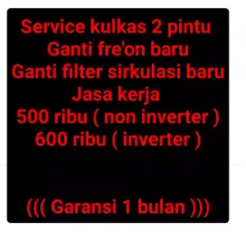 Service kulkas 2 pintu panggilan ke lokasi