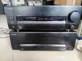 Kenwood amplifier/tuner KC-X1 dan Power amplifier KM-X1