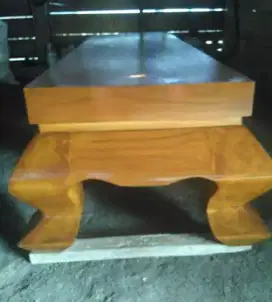 Meja tamu full Kayu jati