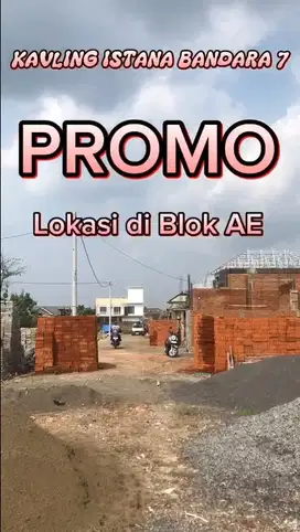Promo Tanah Kavling murah Istana Bandara 7 Saptorenggo Pakis surat SHM