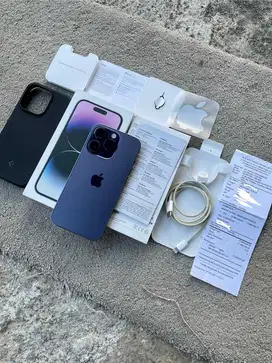 IPhone 14 Pro 128gb iBox Resmi Fullset Ori sampai Nota Pembelian Awal
