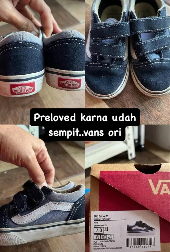sepatu anak adidas stan smith vans old skulv adidas guzelle size 23 25