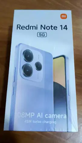Dijual Redmi note 14 5G, 12/512 Gb, Kamera 108 MP,  original