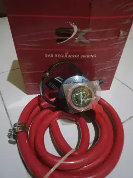 selang + regulator doble pengaman