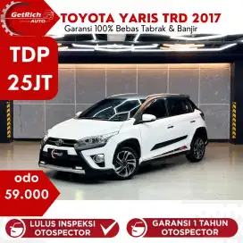 LOW KM! TOYOTA YARIS S TRD Heykers 2017 Putih