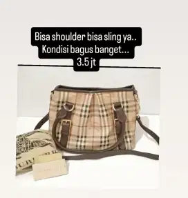 Jual Tas Branded Burberry Original Authentic Chanel LV Second Preloved