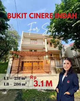 Rumah Kokoh Siap Huni Dijual dalam Komplek Bukit Cinere Indah