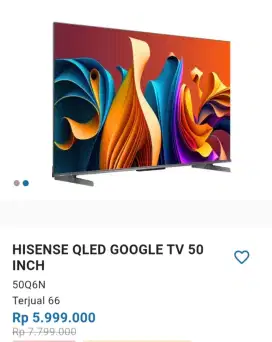 Promo Google Tv Qled Hisense 50
