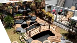 Jasa pembuatan taman dan kolam