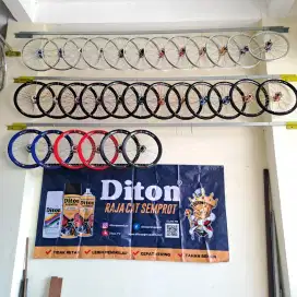 Jual macam2 sparepart sepeda,  becak, cat semprot Diton bs kirim cod