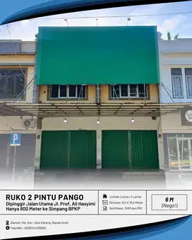 Dijual Ruko/Toko di Pango - Hanya 800 Meter ke Simpang BPKP!