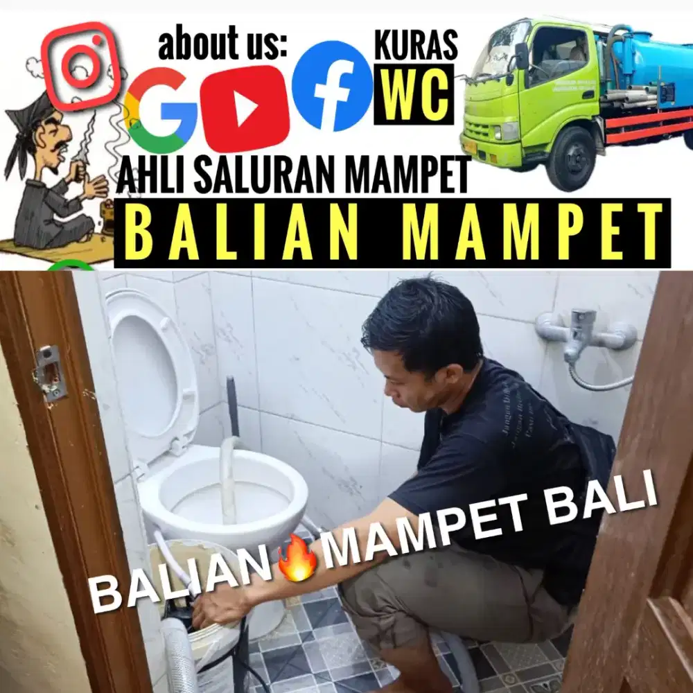 TUKANG MAMPET PIPA TERSUMBAT & KURAS SEDOT WC PENUH