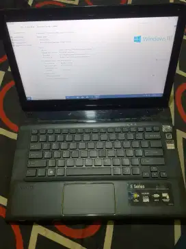 Laptop sony vaio 14 inc,core i5 gen 2,memory 4 gb hardis 500 gb