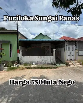 RUMAH PURILOKA SUNGAI PANAS DEKAT VIHARA MAITREYA