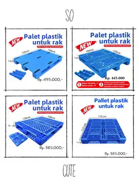 Keranjang plastik container plastik pallet plastik palet