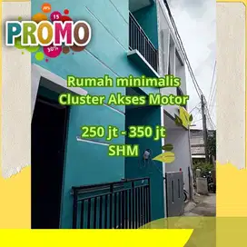 Rumah 2 lantai di jagakarsa akses motor 290 juta aja