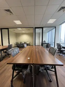 SEWA RUANG KANTOR FURNISH MENARA SUNLIFE LUAS 90 SQM
