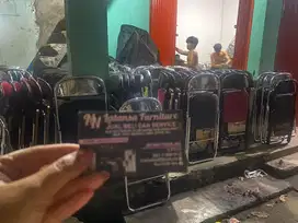 Kursi lipat chitos , kursi tenda , kursi hajatan , kursi pernikahan