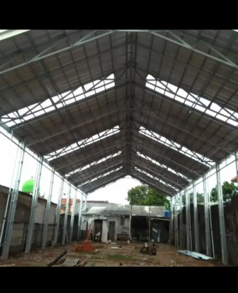 atap bajaringan bongkar pasang atap naik dinding plafon dan kanopi