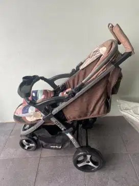 Baby Stroller Baby elle curv 2 coklat