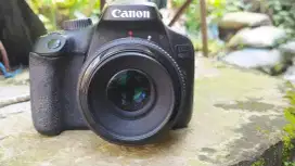 Canon 4000D plus lensa fix 50mm