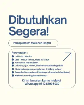 Penjaga Booth Makanan Ringan