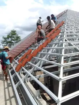 Tukang perbaikan atap bocor dinding dak rembes talang air cat renovasi