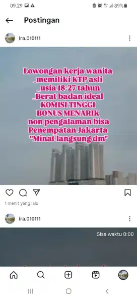 LOWONGAN KERJA WANITA