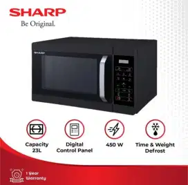 Sharp Microwave Oven R-223DA-BK  23L  450W