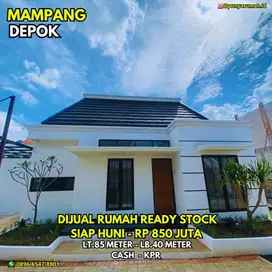 Rumah Ready Stock Di Mampang Dekat Pintu Tol Desari Hanya 800 Jutaan