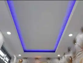 Plafon gypsum dan pvc