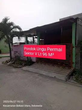 DIJUAL RUMAH MURAH SIAP HUNI – SEKTOR V PONDOK UNGU PERMAI, BEKASI