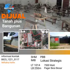 Jual Tanah Bekas Garmen lingkungan nyaman