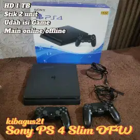 Ps4 slim sony ps 4 OFW 1 TERA Fullset ORI Sony Playstation