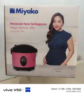 Rice Cooker Miyako MCM 508 SBC baru penanak nasi