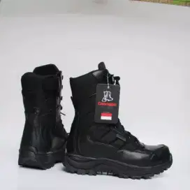sepatu PDL TNI POLRI ujung besi tersedia ukuran 38 - 44
