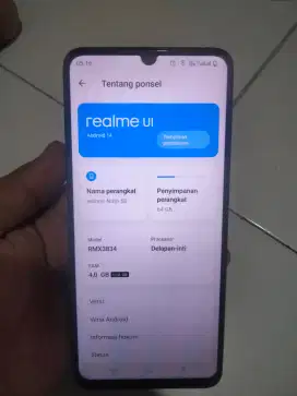 Di jual BU hp realme note 50, ram 4/64,  lokasi jakpus